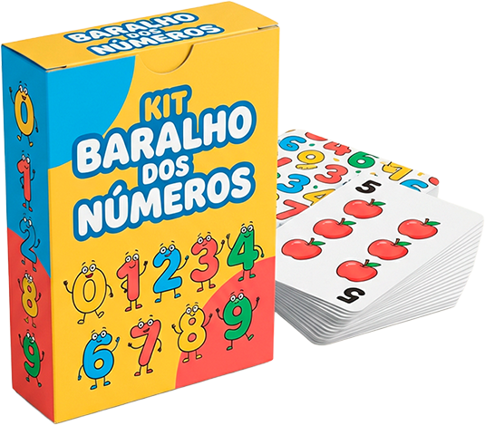 Kit Baralho dos Números